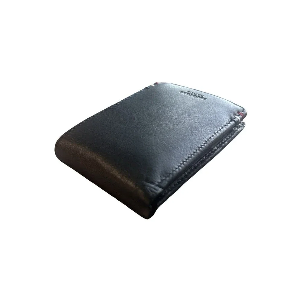Marie Claire Homme Black Leather Bifold Wallet – Very Good Condition